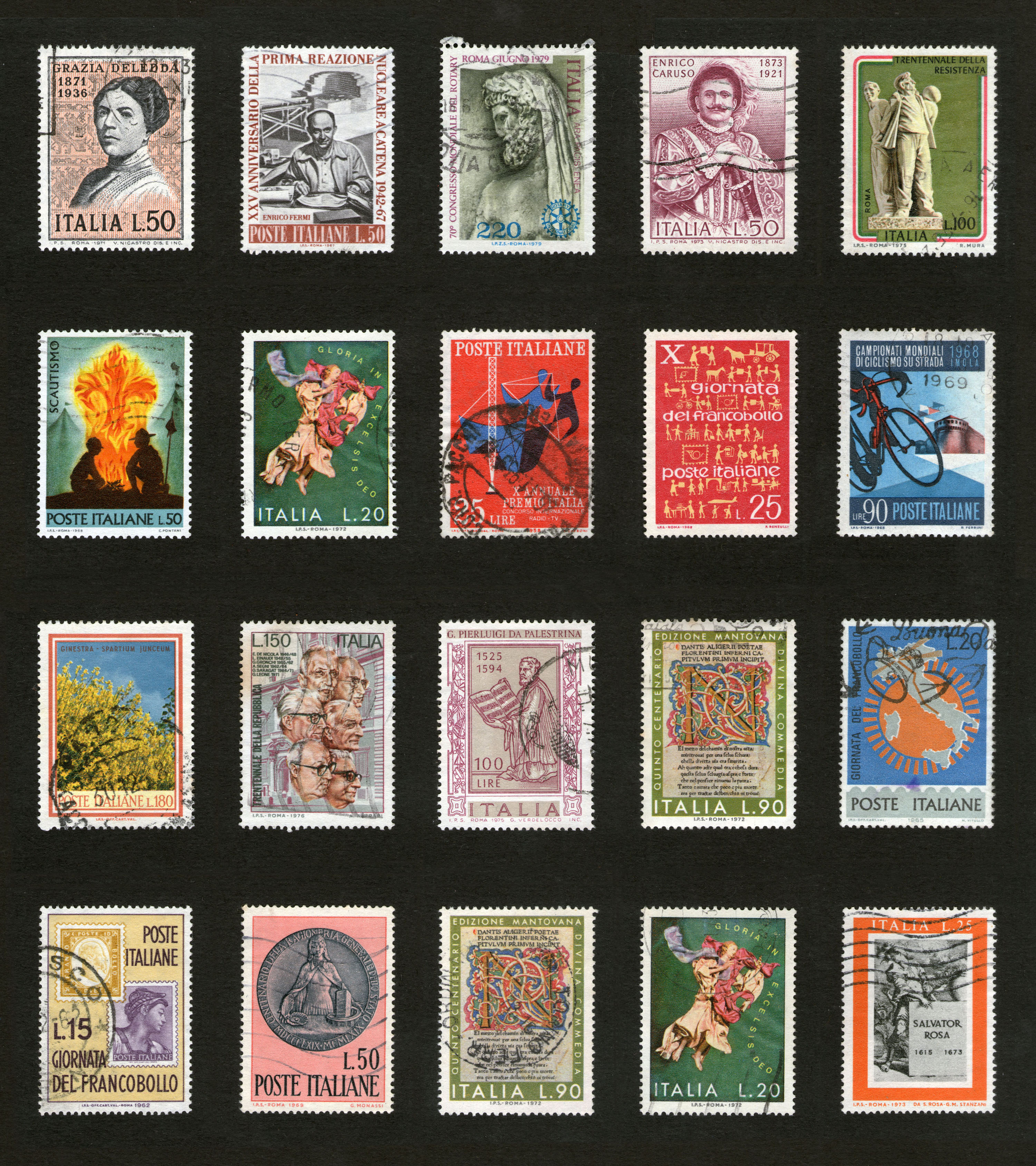 Poštanske markice, Evropa