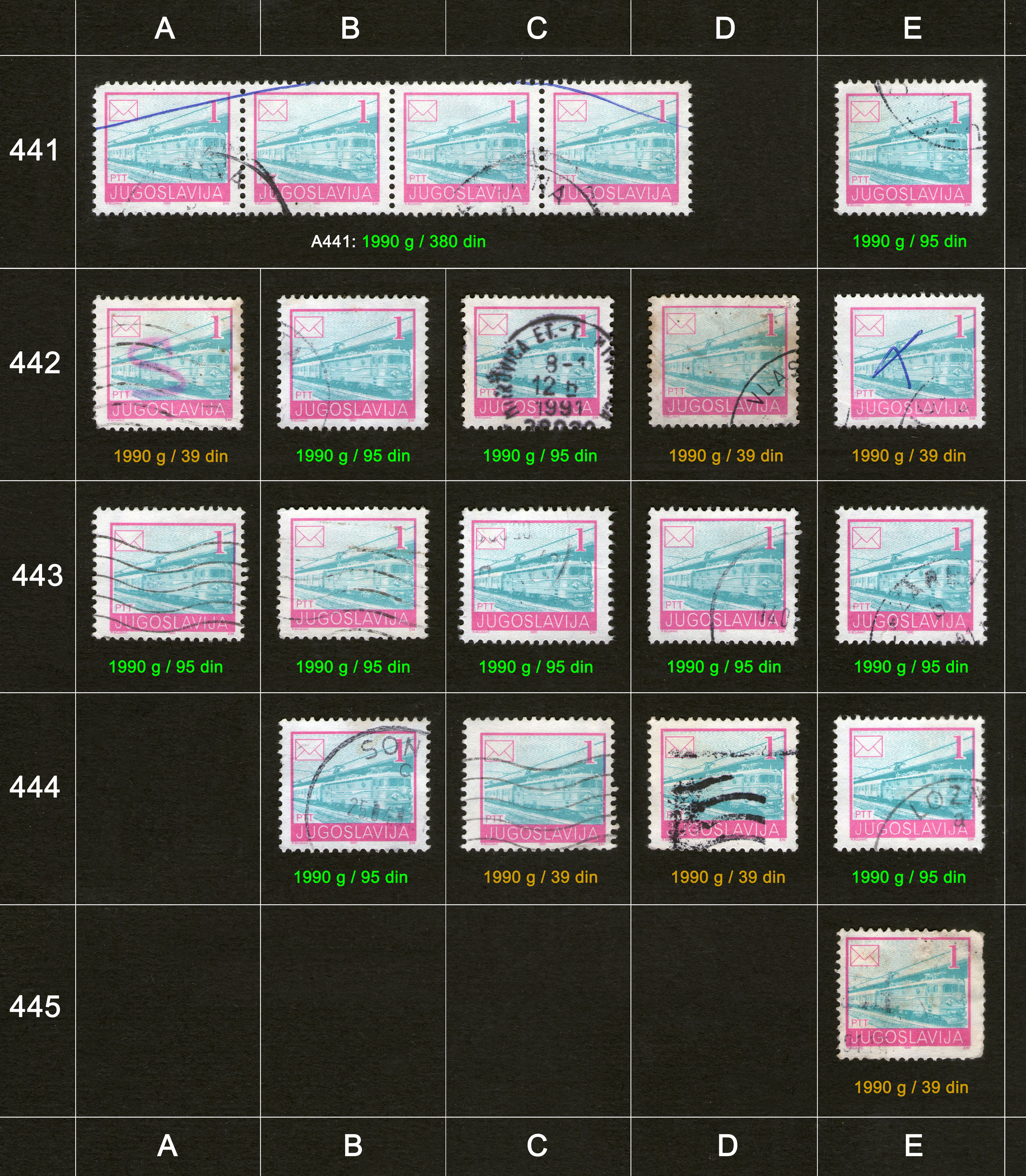 Po�tanske markice, prodaja