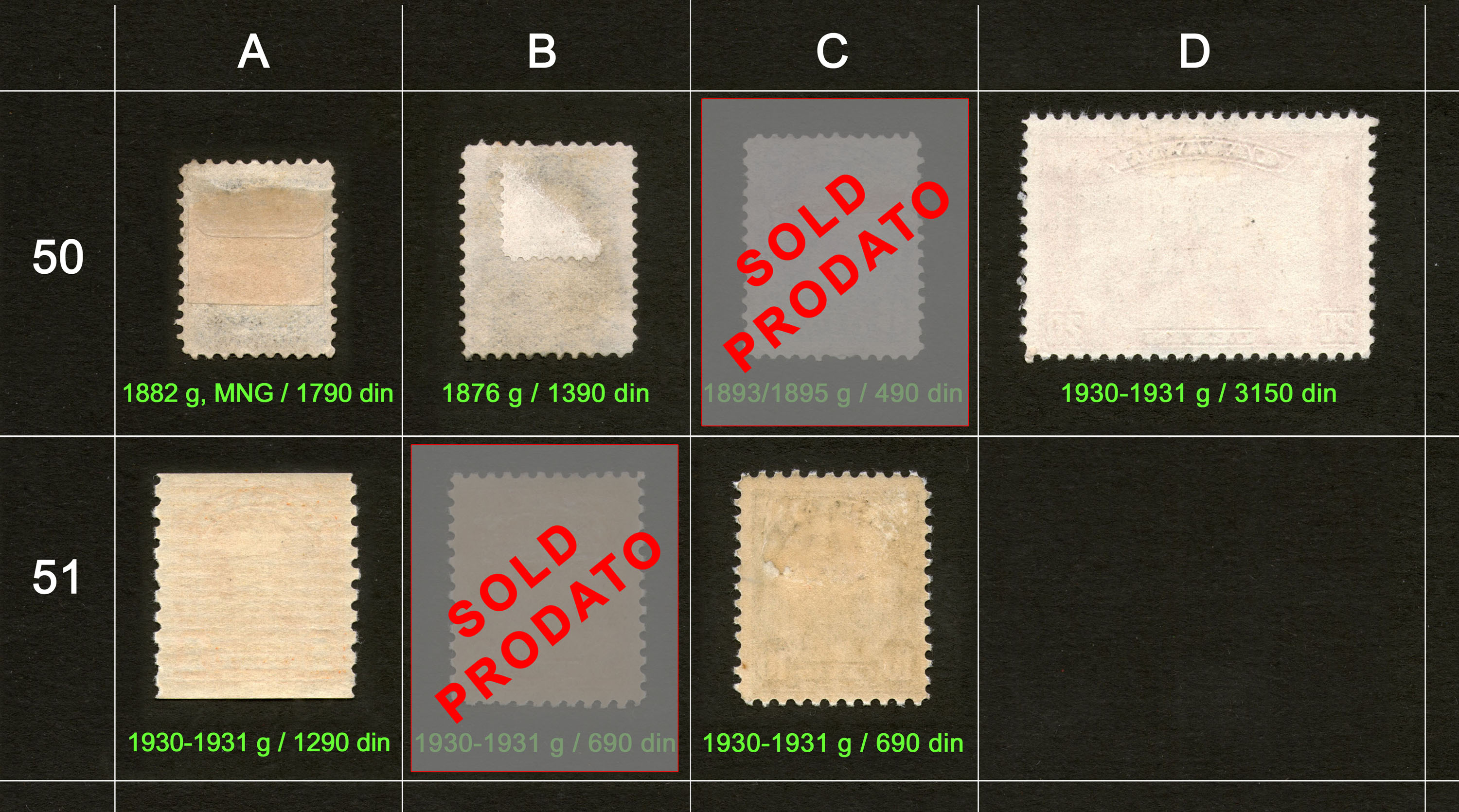 Po�tanske markice, prodaja