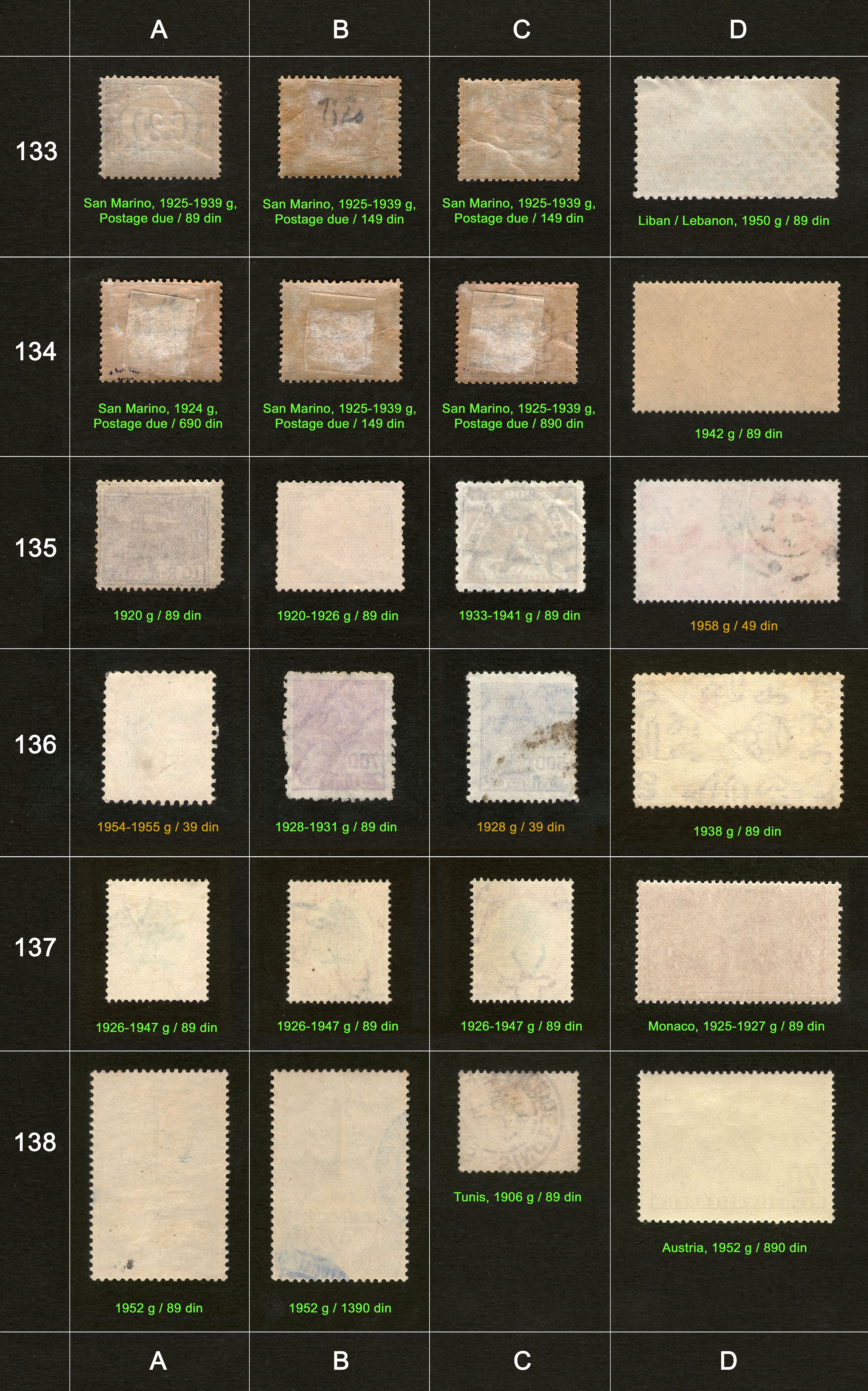 Po�tanske markice, prodaja