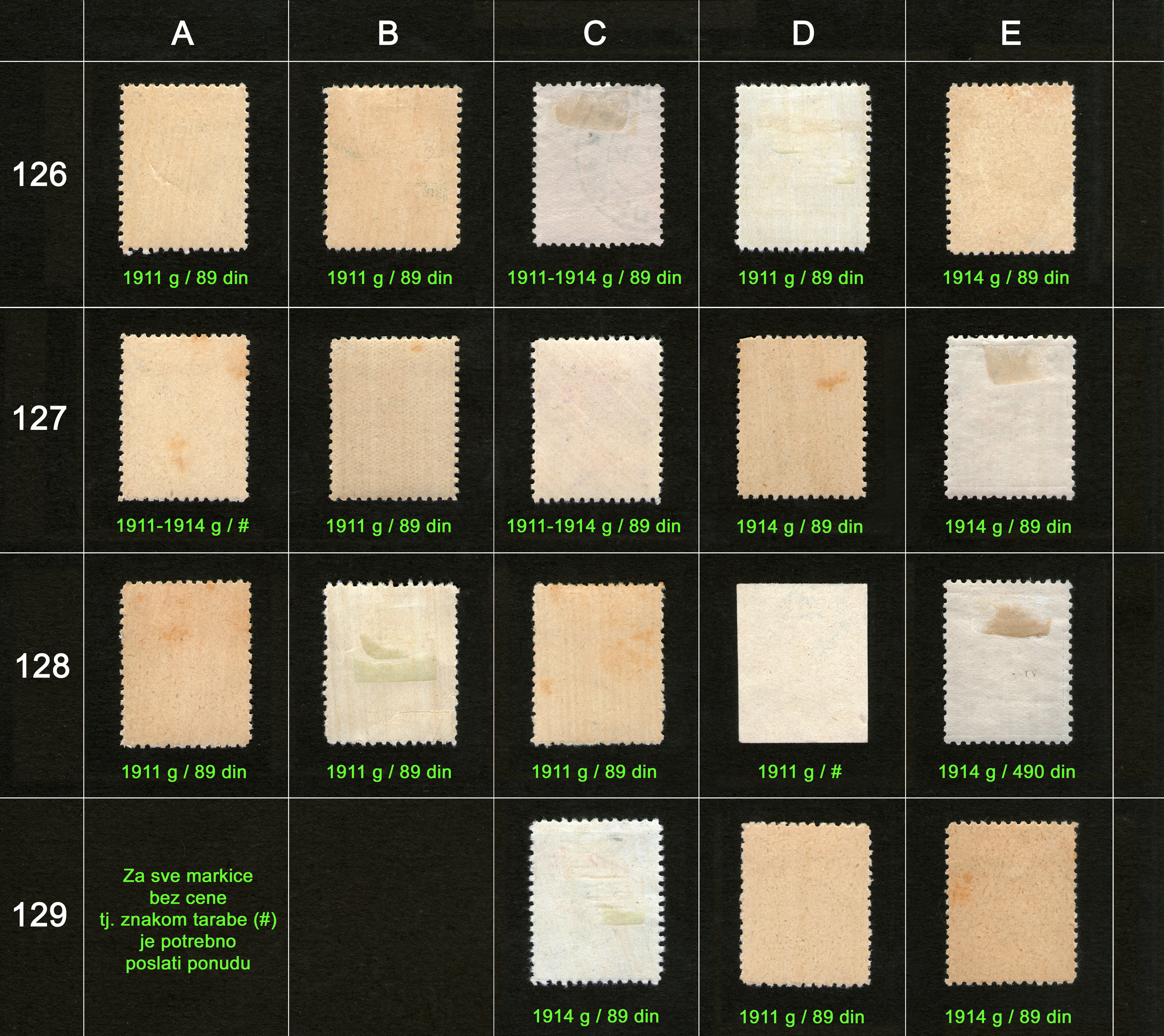 Po�tanske markice, prodaja